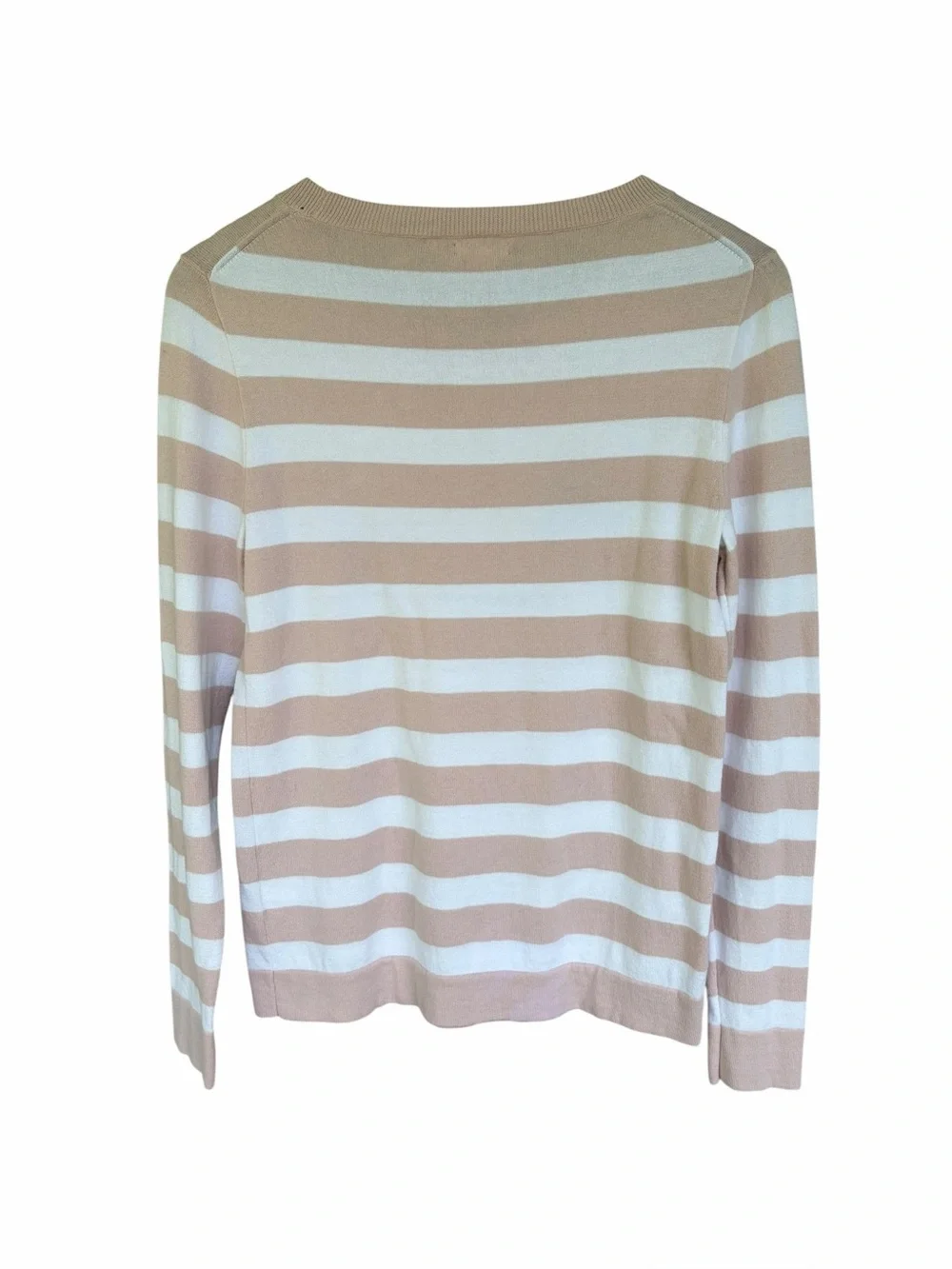 J. Crew Striped Dachshund Cotton Pullover Lightweight Sweater